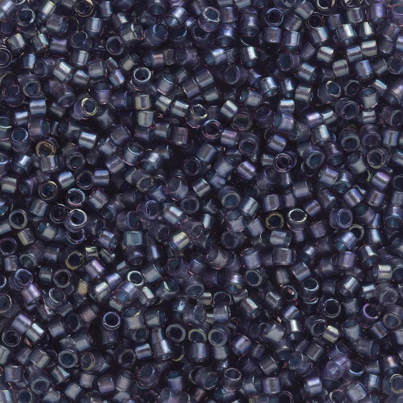 Miyuki Delica Seed Beads Bundle: Size 11/0, Blue Inside Color Lined Palette Collection DB2385, DB2386, DB2387 - Image 5